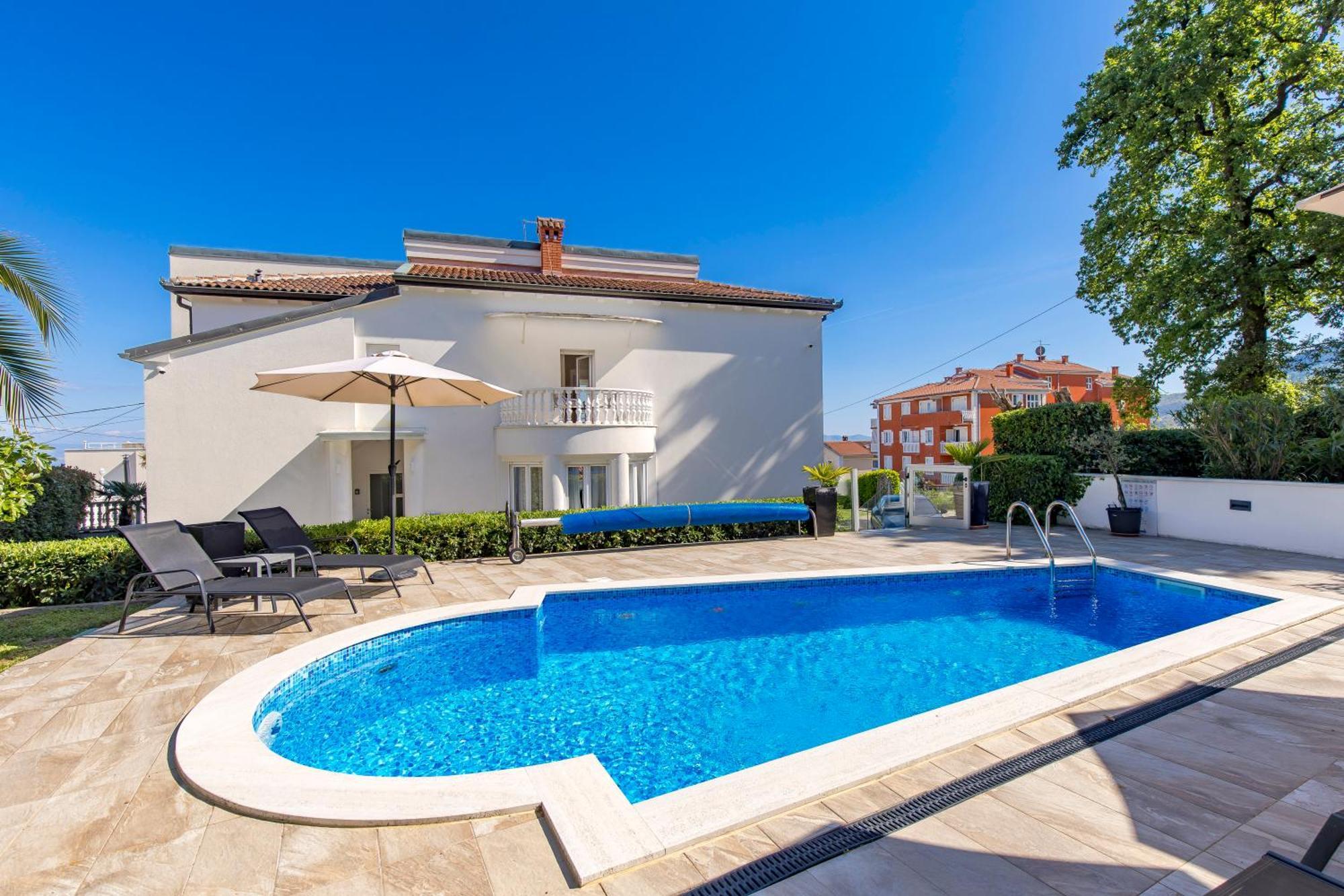 Villa Garden Apartment With Pool Opatija Exterior foto