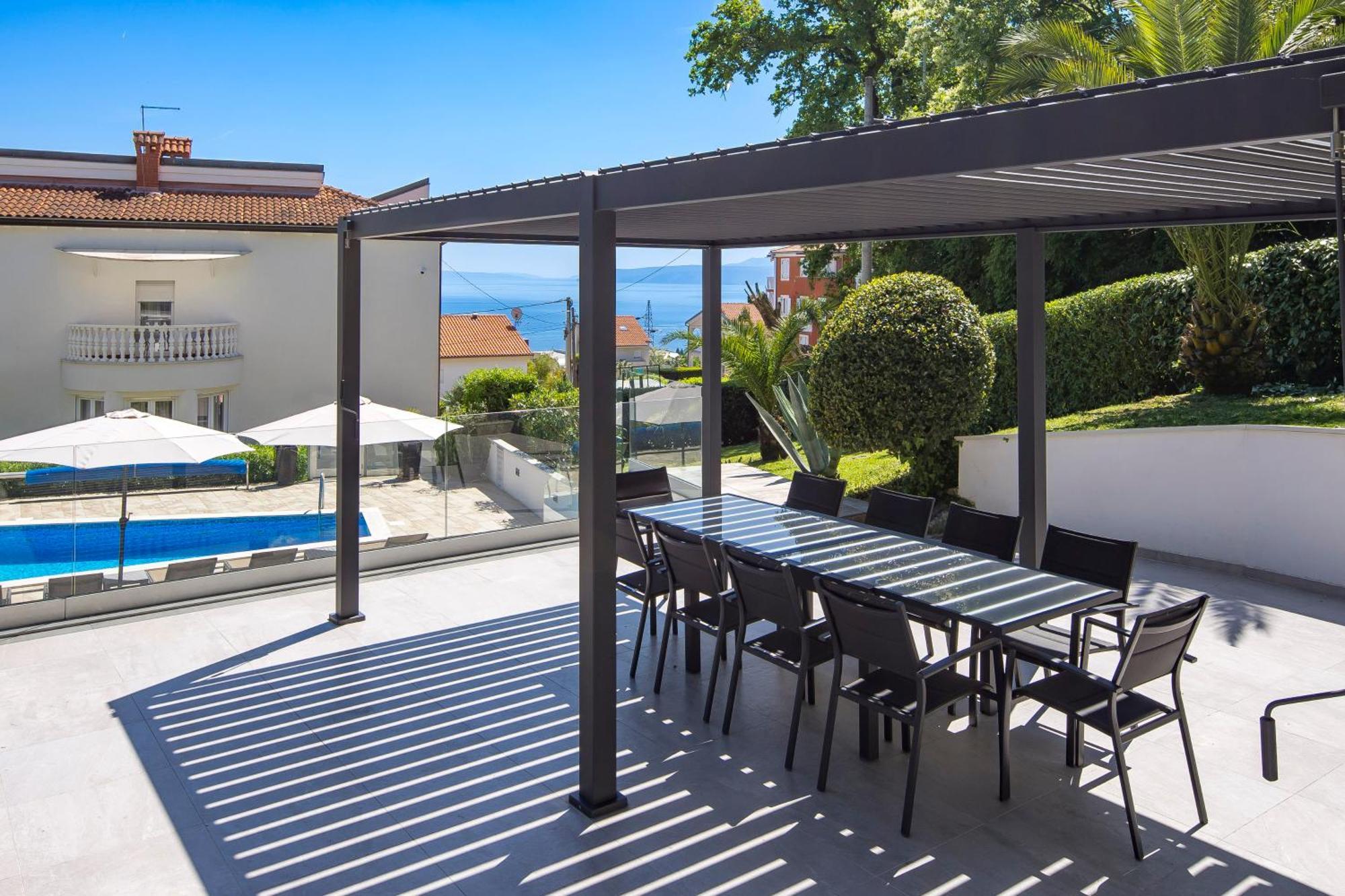 Villa Garden Apartment With Pool Opatija Exterior foto