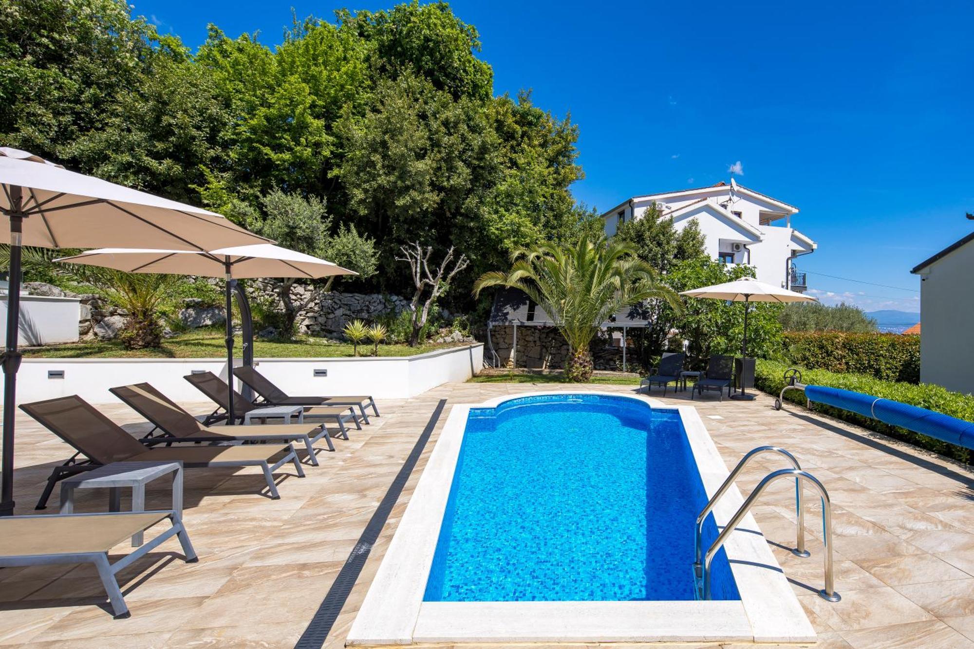 Villa Garden Apartment With Pool Opatija Exterior foto